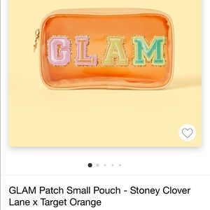 GLAM patch small pouch - stoney clover lane x Target orange